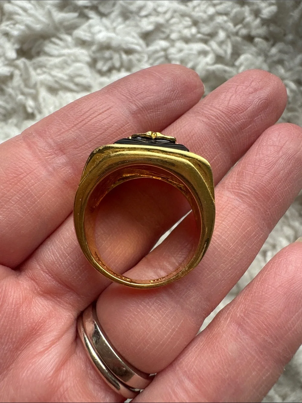 Eagle 925 14k Gold Plated Ring